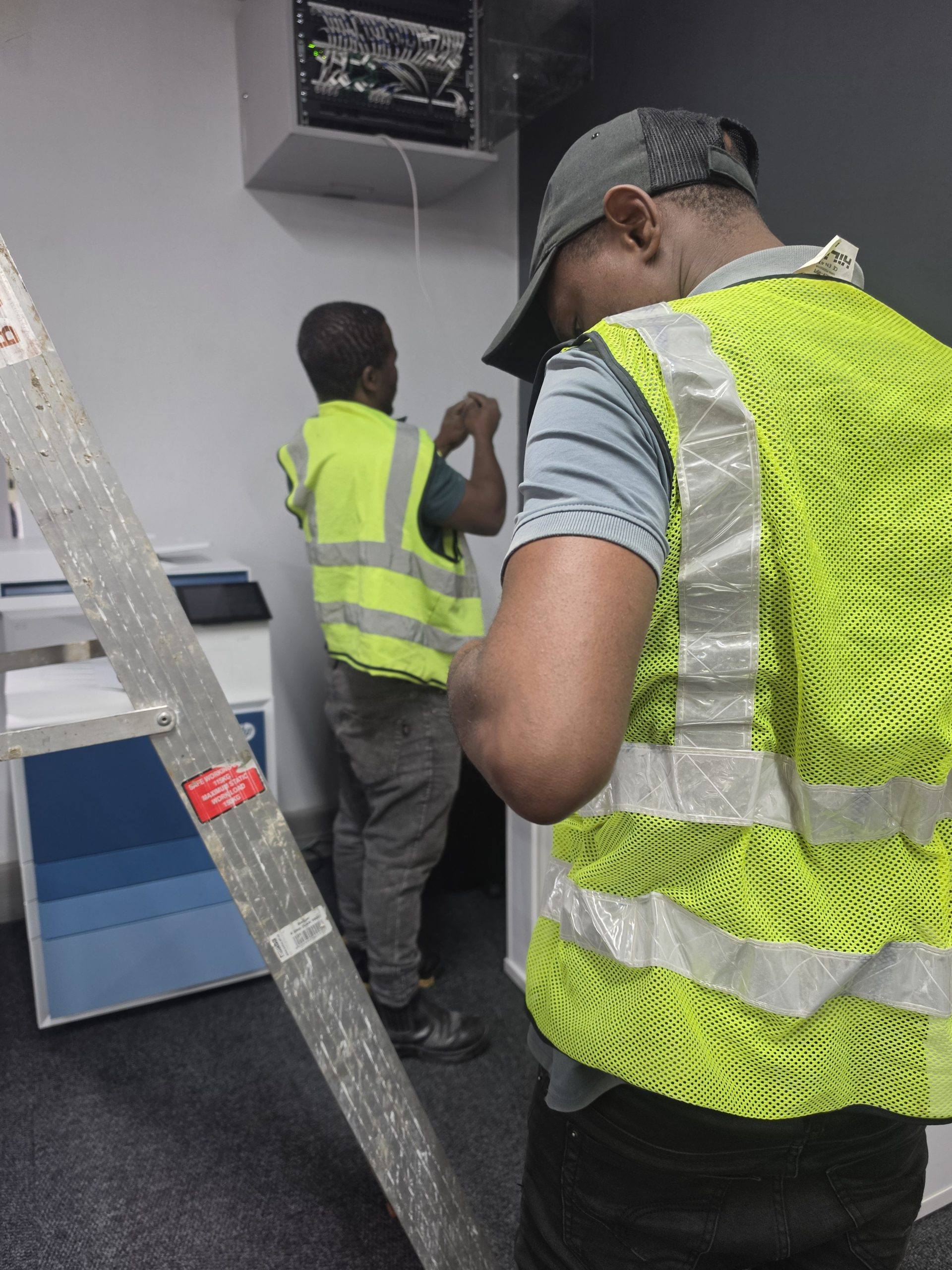 Zapture access control and structured cabling project