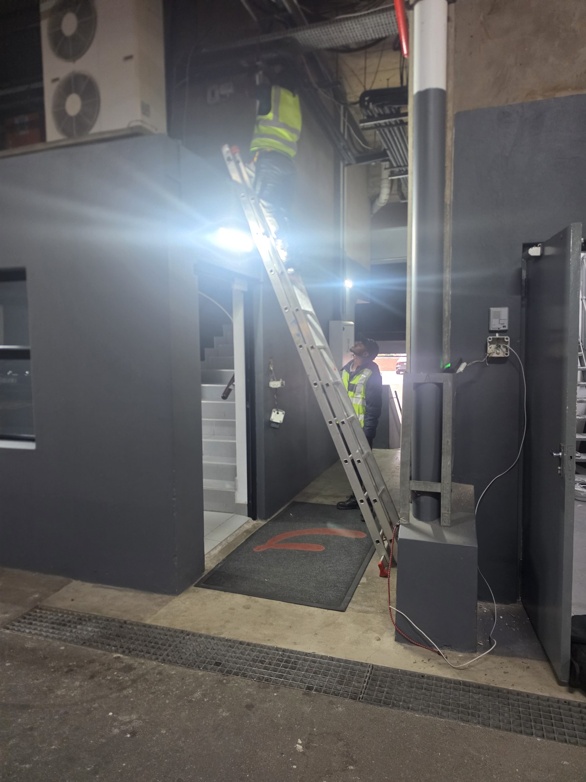 Completed Zapture commercial security installation