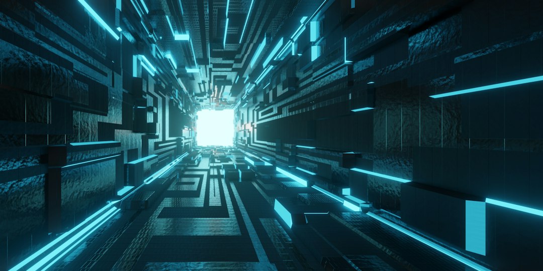 Futuristic technology image representing Grok 4.7