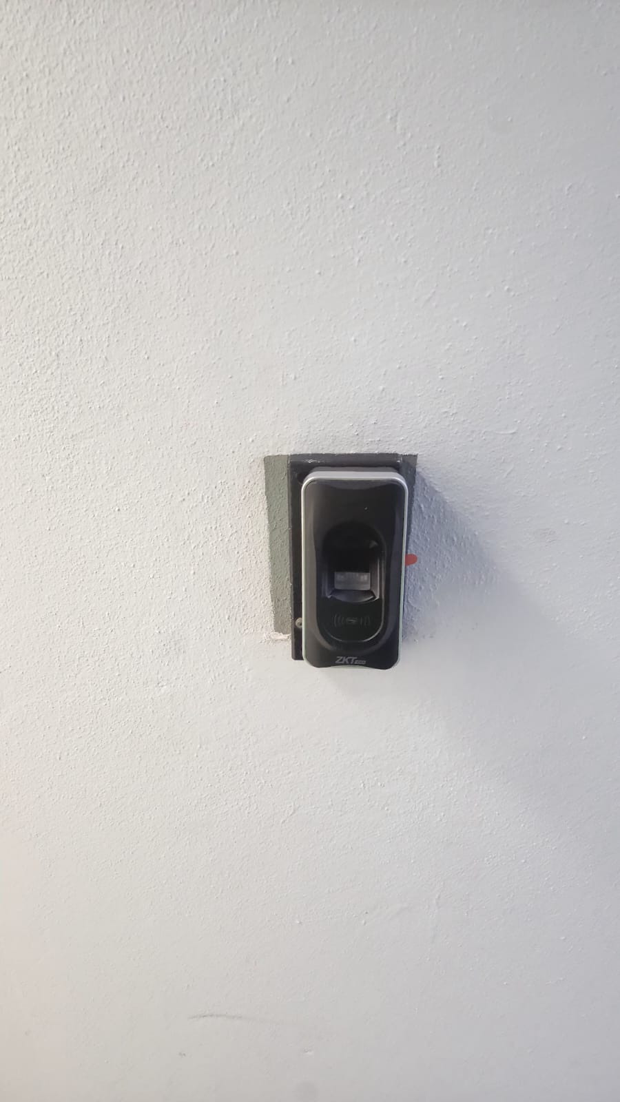 Installed ZKTeco access control reader at the Amanzimtoti office